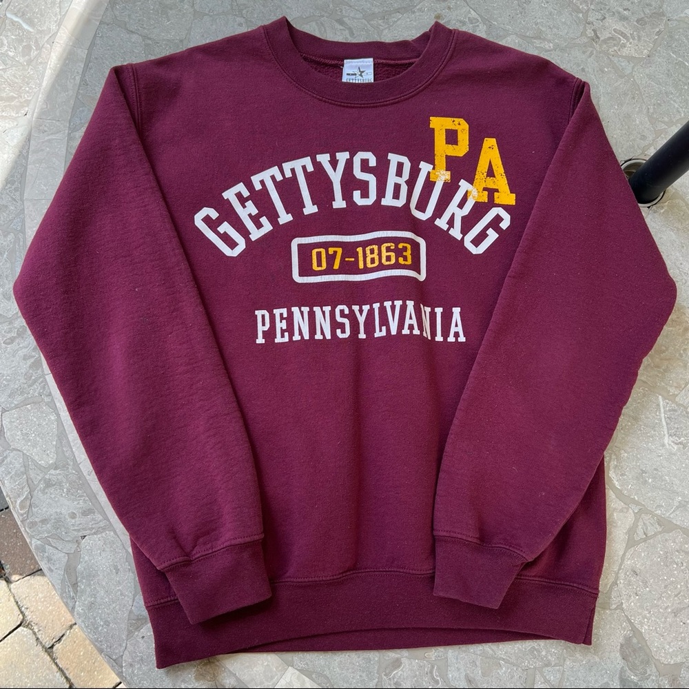 Gettysburg Pennsylvania sweatshirt crewneck